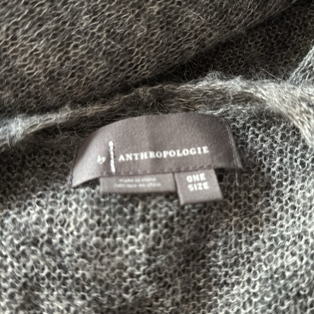 Anthropologie Lightweight Duster Kimono  - Grey - One Size - Picture 6 of 8